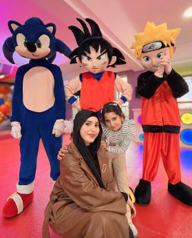 Photo de Fatima Khadiri - Espace jeux avec mascots